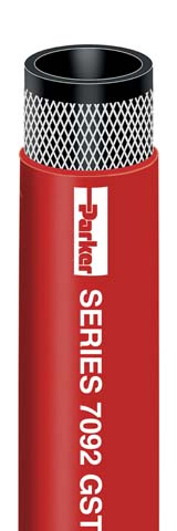 7092252-KAC General Service Air & Water Hose Non-Oil Resistant 7092252-KAC Series 7092 (Red)